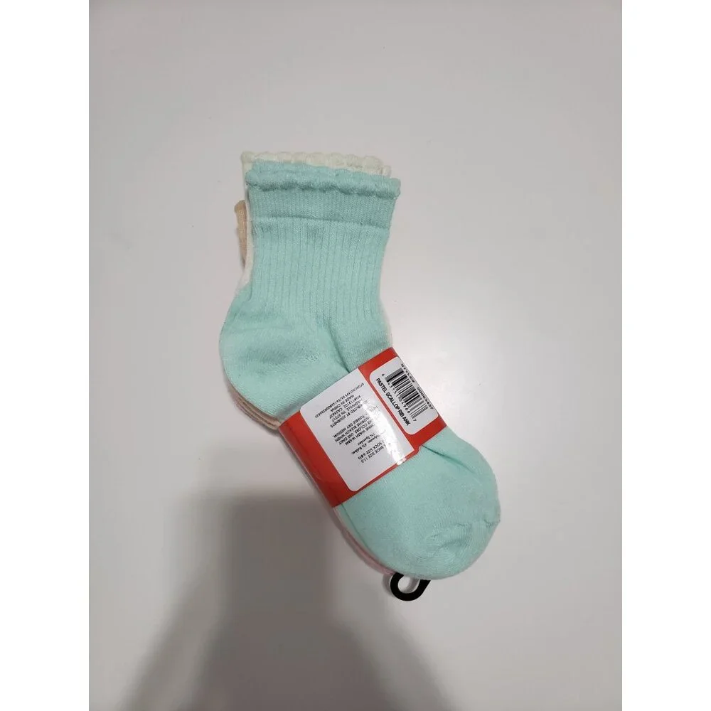 Journey's Scallop Quarter Socks 5 Pack - Little Kid - Multicolor‎ - One size